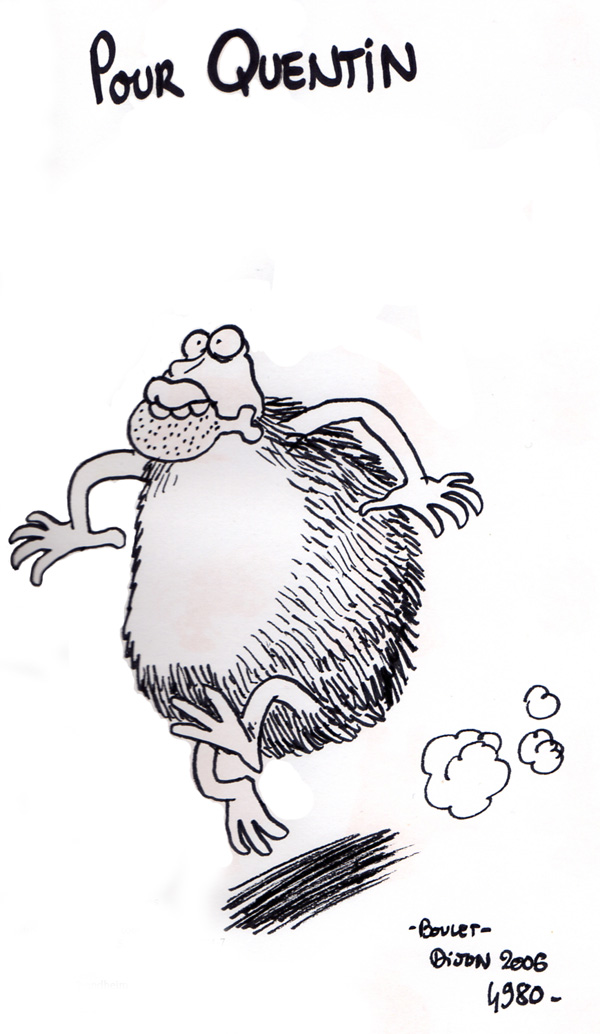 Ddicace de BOULET (ROUSSEL Gilles) - 2