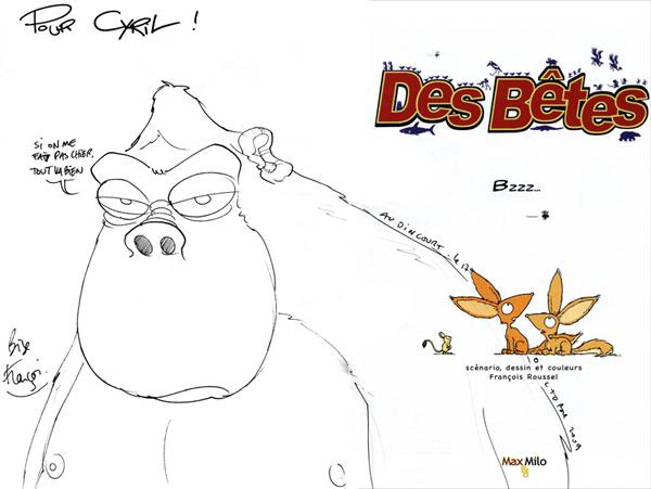 Ddicace de ROUSSEL Franois - 92