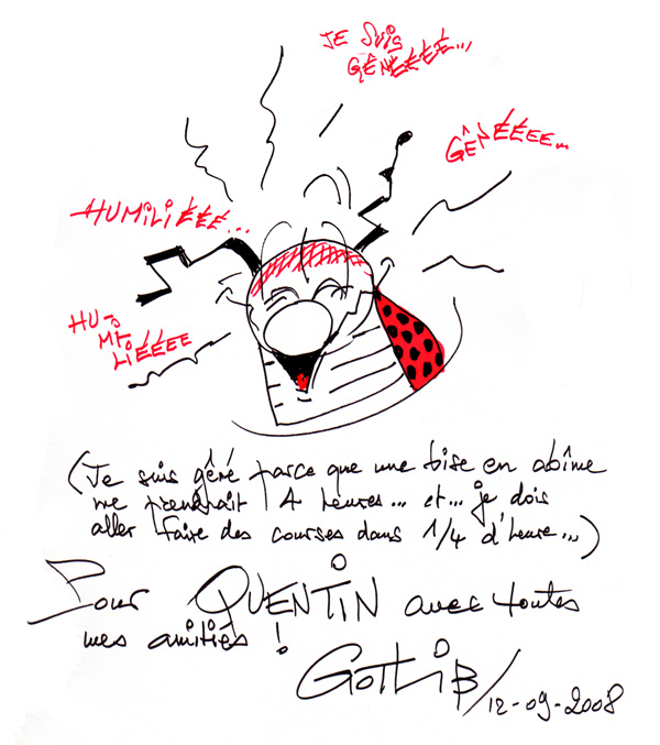 Ddicace de GOTLIB Marcel - 58